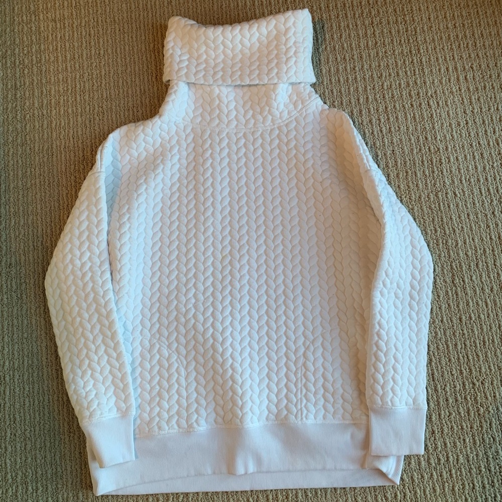 Chunky white sweater